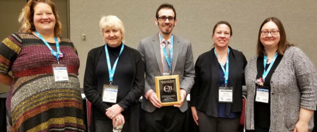 Kristen Miller, Robby Nadler, and Christy Desmet Receive Writing Innovation Award